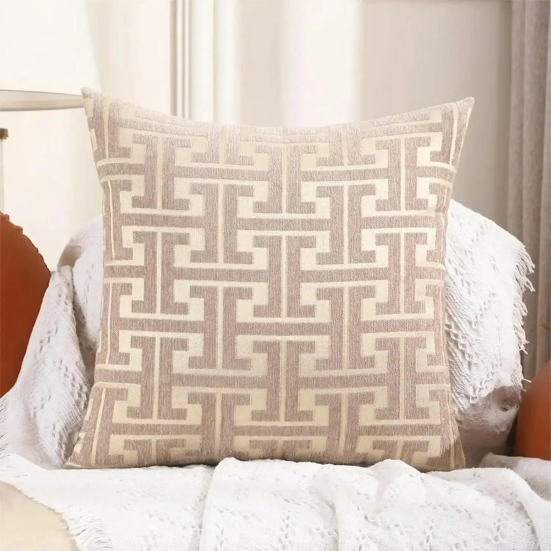 BowLift | Embroidered Cushion without Filling for Sofa and Living Room