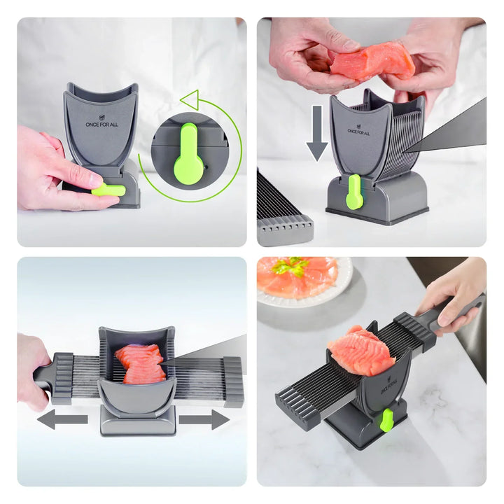 BowLift | Multifunctional Stainless Steel Manual Meat Cutter Tool