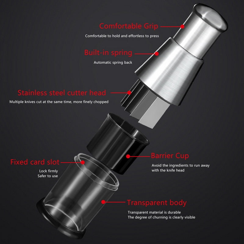 BowLift | Handheld Manual Food Chopper Slicer