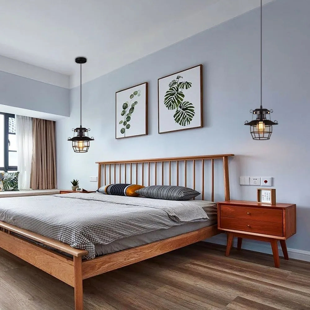 BowLift | Norah Retro-Industrial Pendant Light