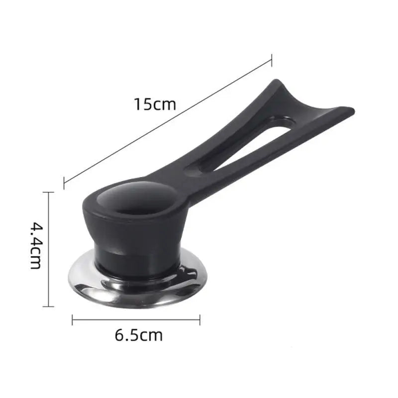 BowLift | Replacement handle for pot lid – wood design with stainless steel base