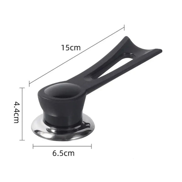 BowLift | Replacement handle for pot lid – wood design with stainless steel base