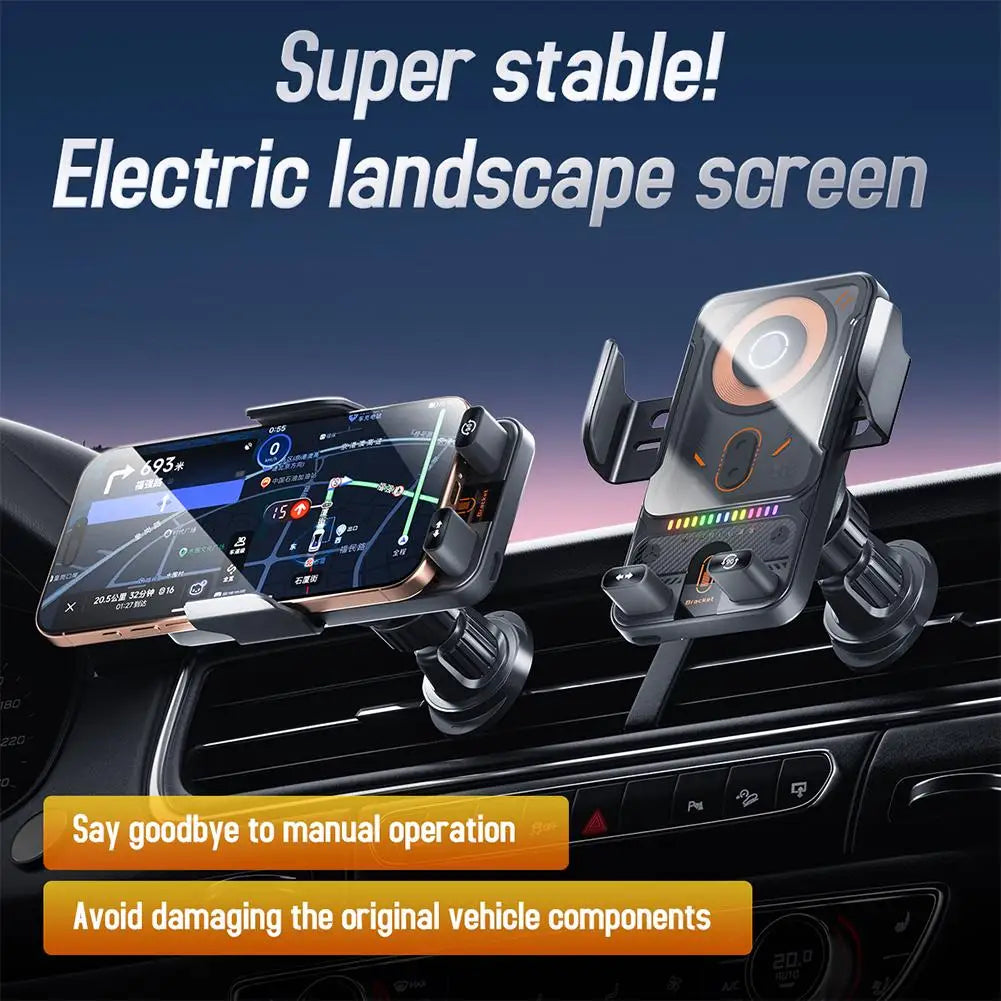 BowLift | Smart Auto-Clamp Wireless Charger Car Phone Holder