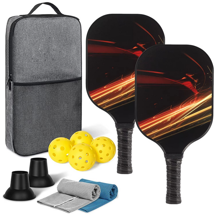 BowLift | USAPA Approved Graphite Pickleball Paddle Set for Outdoor Play