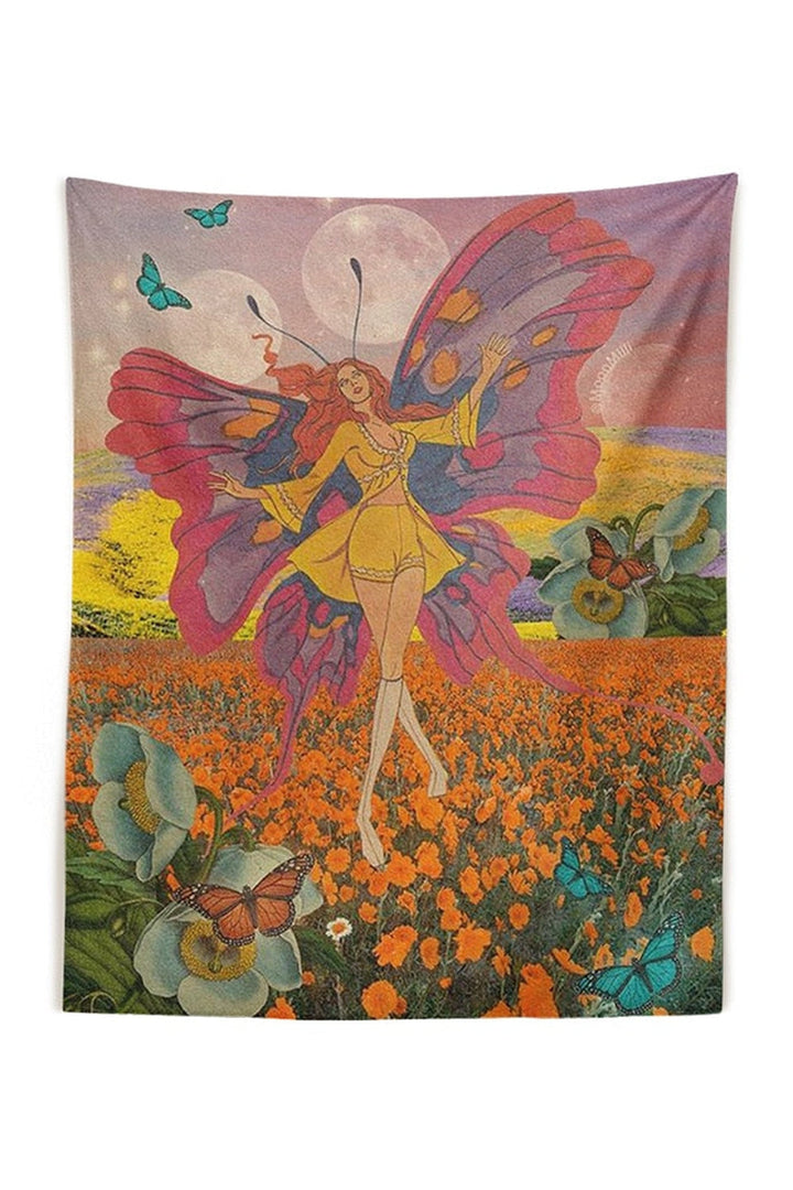 Fairy Theme Wall Tapestry | Bowlift