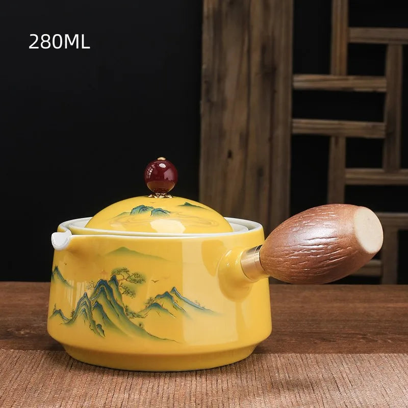 BowLift | Traditional Harmony Ceramic Rotating Teapot