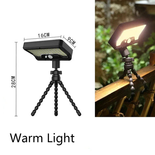 BowLift | Flexible Tripod Solar Powered Motion Sensor Outdoor Light