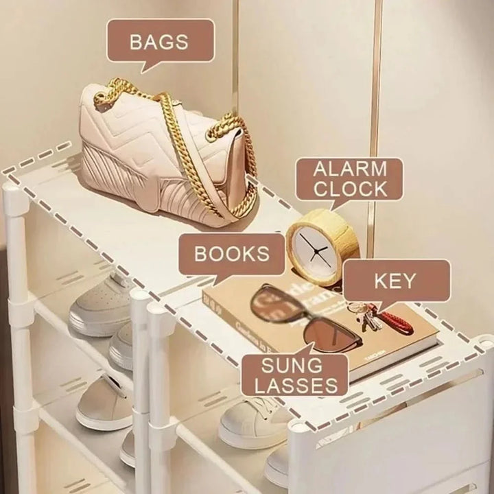 BowLift | Saving Shoe Rack - Stackable shoe rack for corners and small spaces
