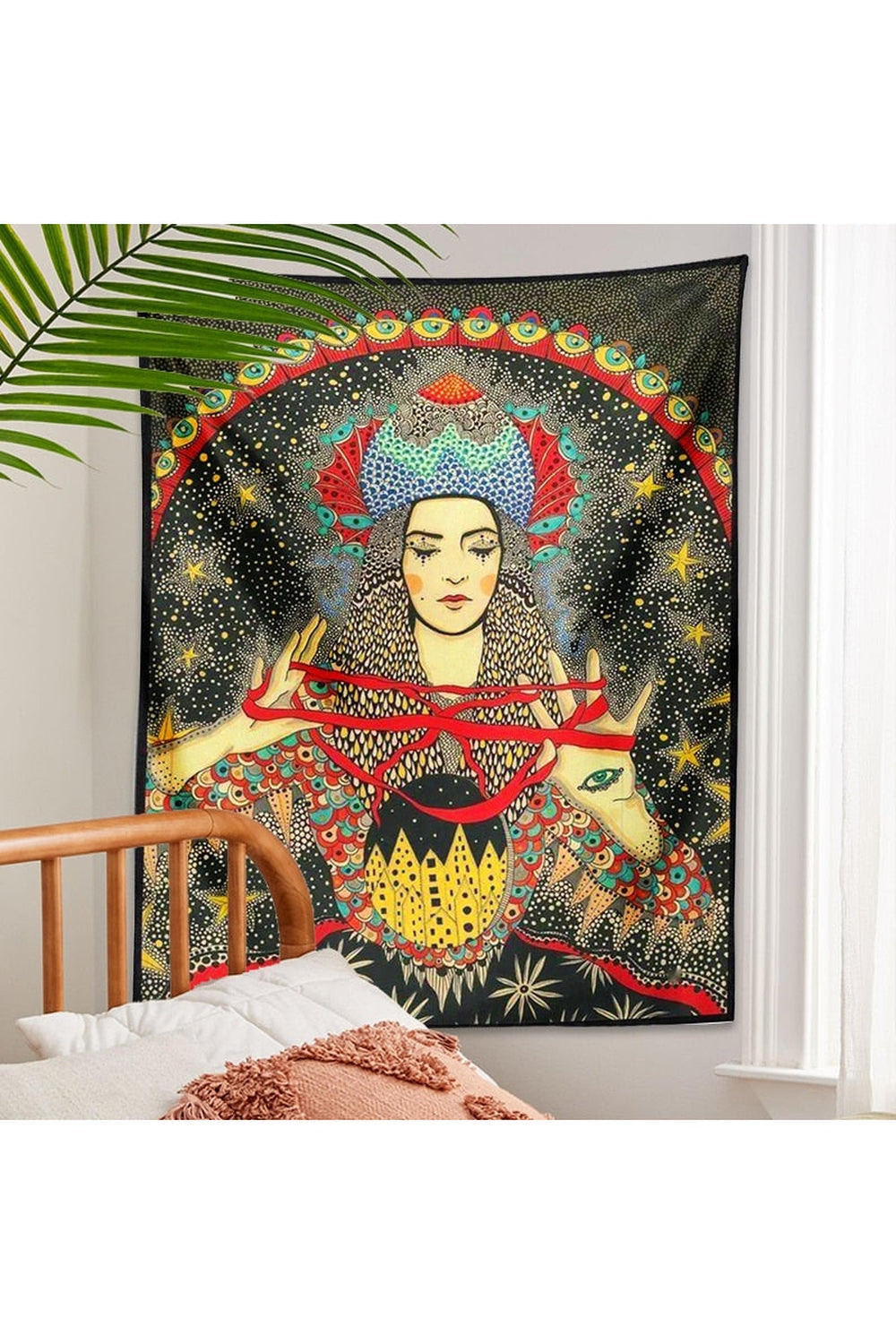 To The Girl Psychedelic Wall Tapestry | Bowlift