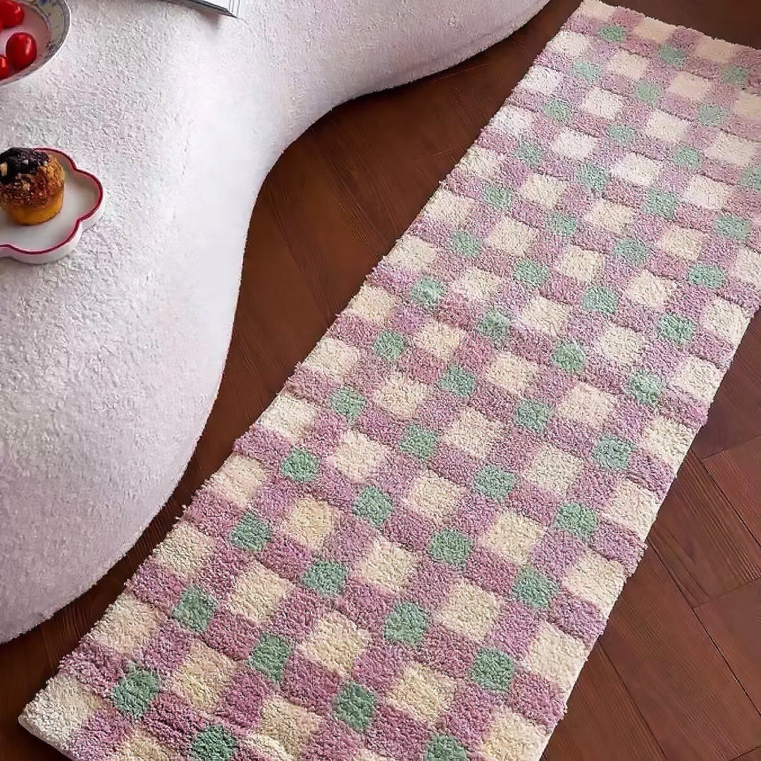 2-tone Grid Rug | Bowlift