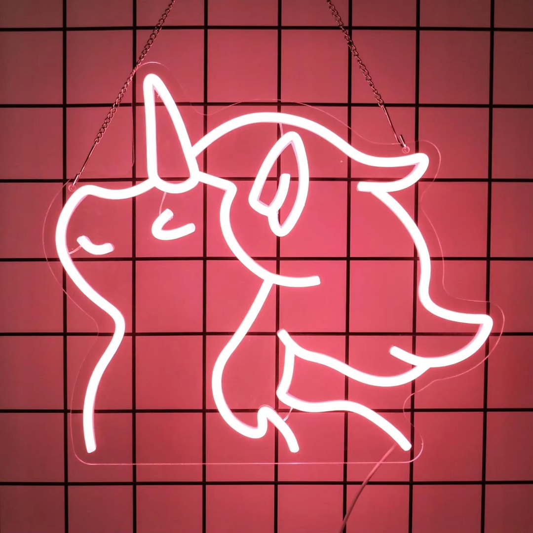 BowLift | Charming Unicorn LED Neon Light – Adjustable Brightness for Perfect Room Ambiance
