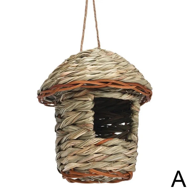 BowLift | Rustic Natural Wicker Outdoor Birdhouse