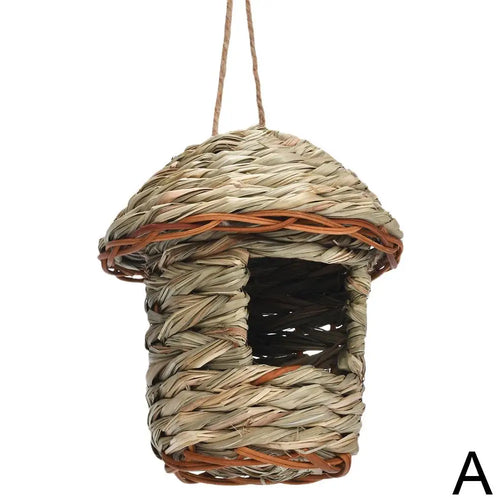 BowLift | Rustic Natural Wicker Outdoor Birdhouse