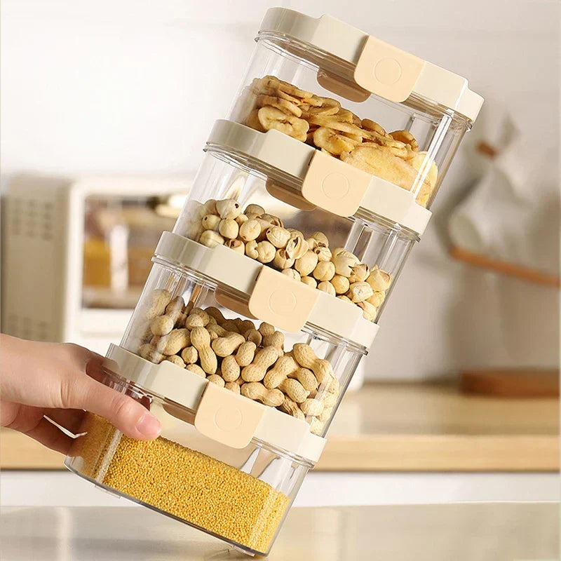 BowLift | Stackable Transparent Snap-Lock Storage Box