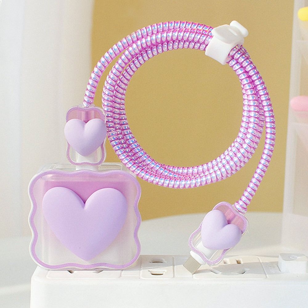 BowLift | Transparent Love Charging Cable Protector Case