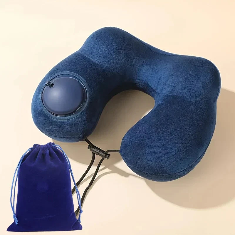 BowLift | Neckiva Neck Pillow | Ergonomic & Ultra-light | Micro-Velours | Portable with Bag