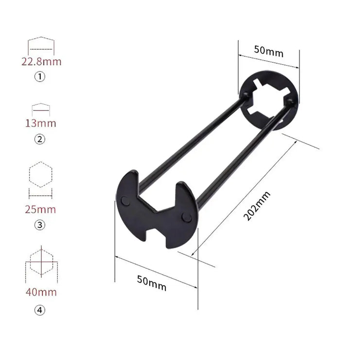 BowLift | Dual-Headed Easy Repair Faucet Wrench