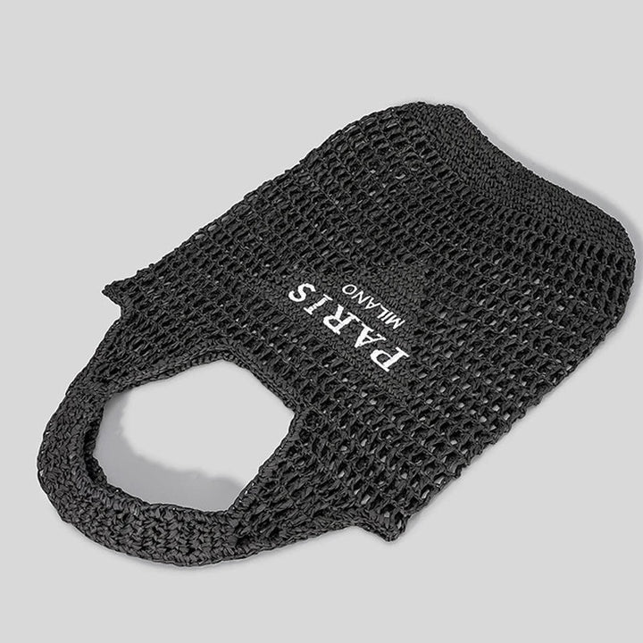 BowLift | Net straw crochet beach bag