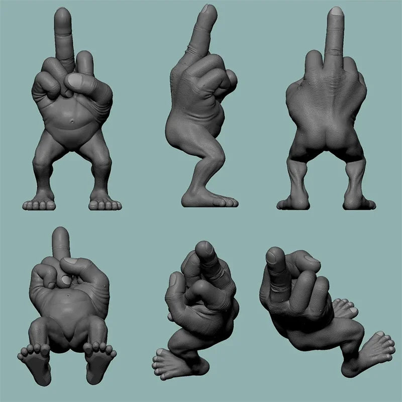 BowLift | 3D Printed Middle Finger Funny Decor