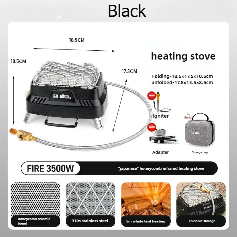 BowLift | Portable Nomad Camping Stove Multi-Purpose Heater