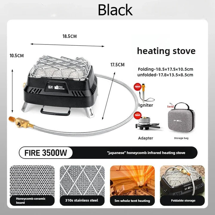 BowLift | Portable Nomad Camping Stove Multi-Purpose Heater