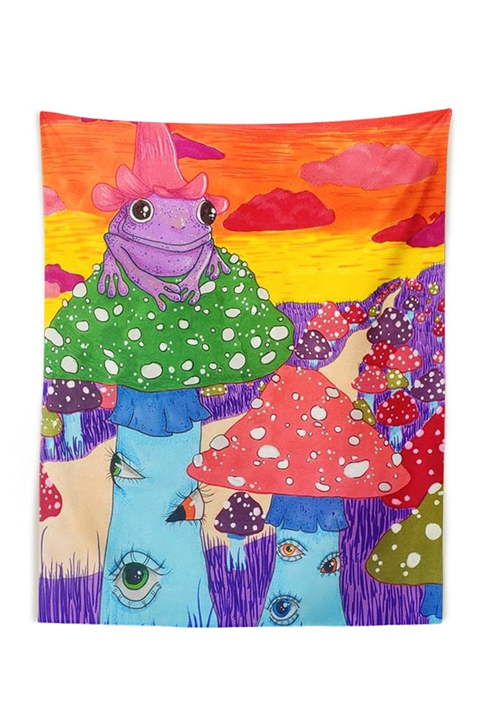 Frogs World Psychotropic Tapestry | Bowlift