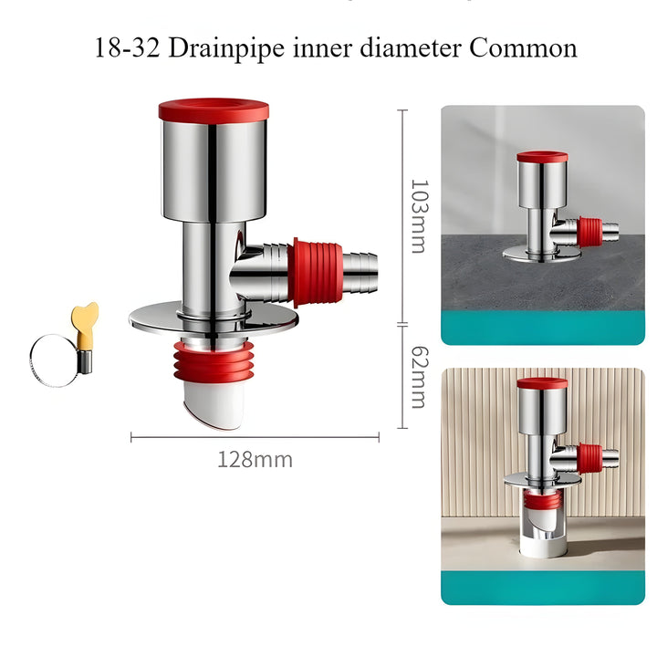 BowLift | Anti-Odor Washing Machine Floor Drain Connector