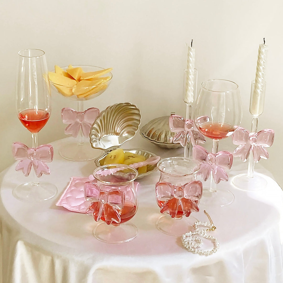 Glass Bow Candleholder | Bowlift