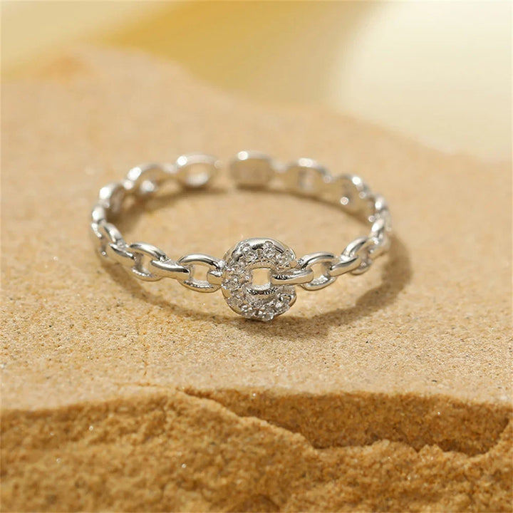 BowLift | Dainty Diamond Letter Initial Ring