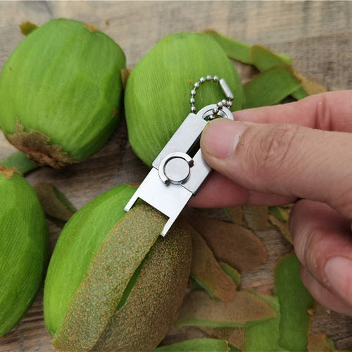 BowLift | Stainless Steel Mini Vegetable Peeler Keychain