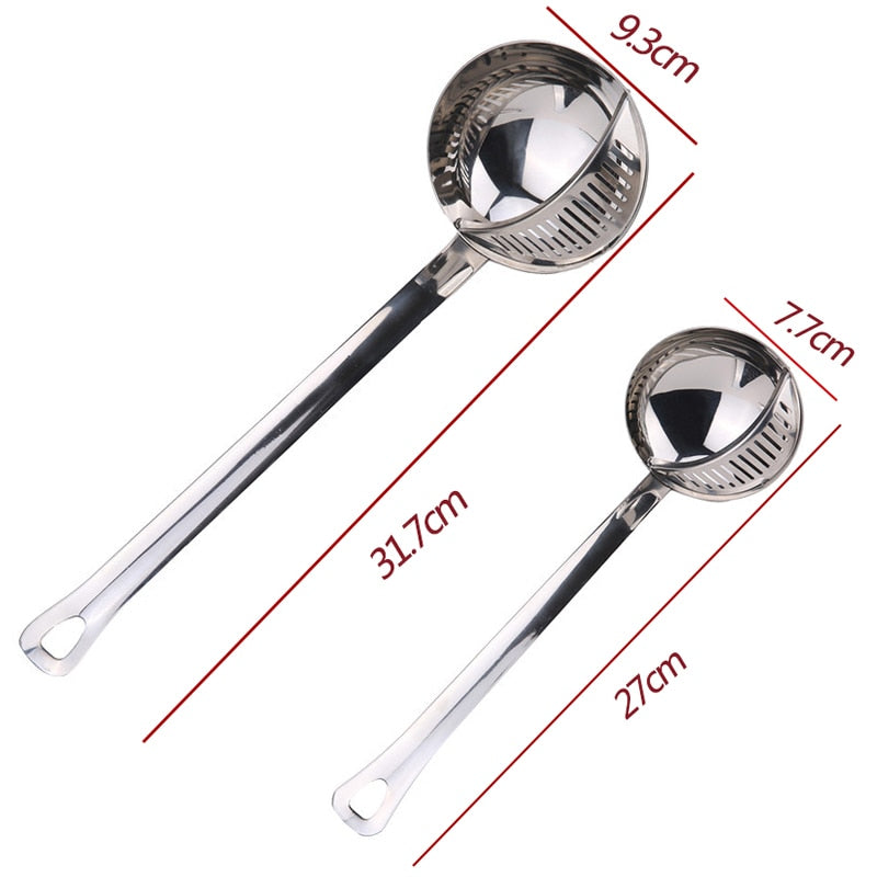 BowLift | Long Handle Soup Strainer Spoon