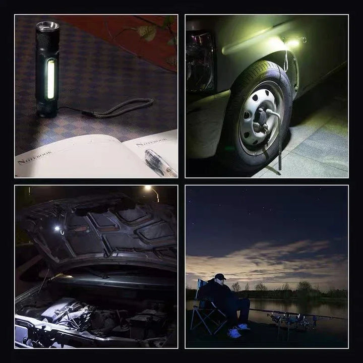 BowLift | USB Rechargeable Magnetic Flashlight – LED Emergency Light with Magnet and Carry Strap