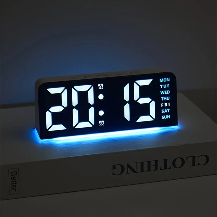 BowLift | Modern LED All Week Display Night Lamp Alarm Clock