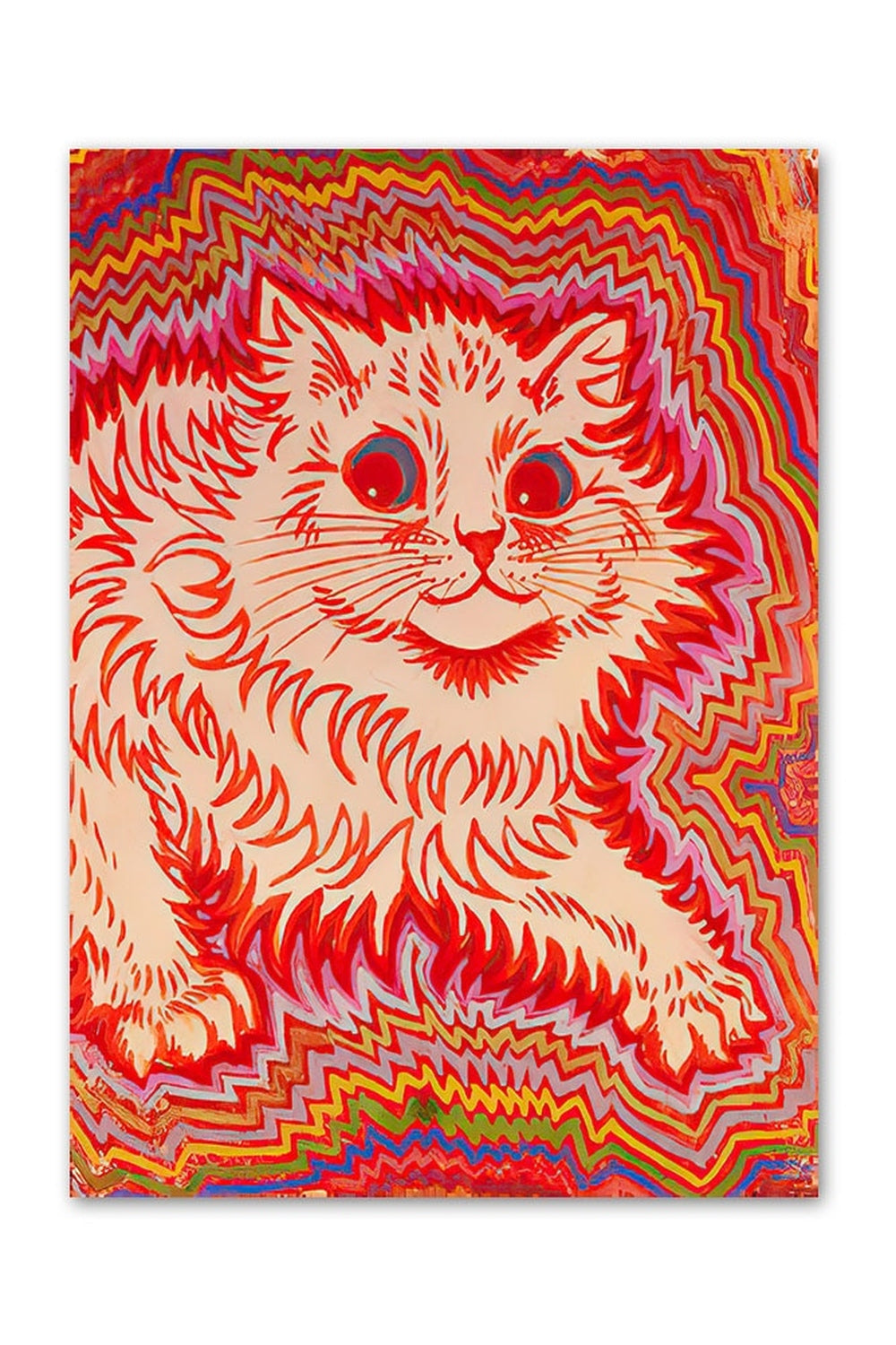 Wain Cats Psychedelic Poster | Bowlift