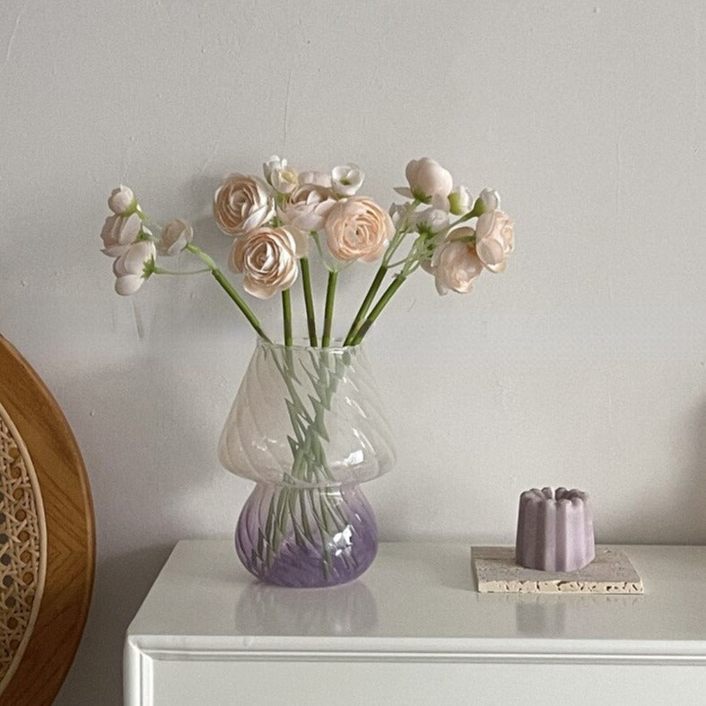 Nordic Stripy Glass Vase | Bowlift