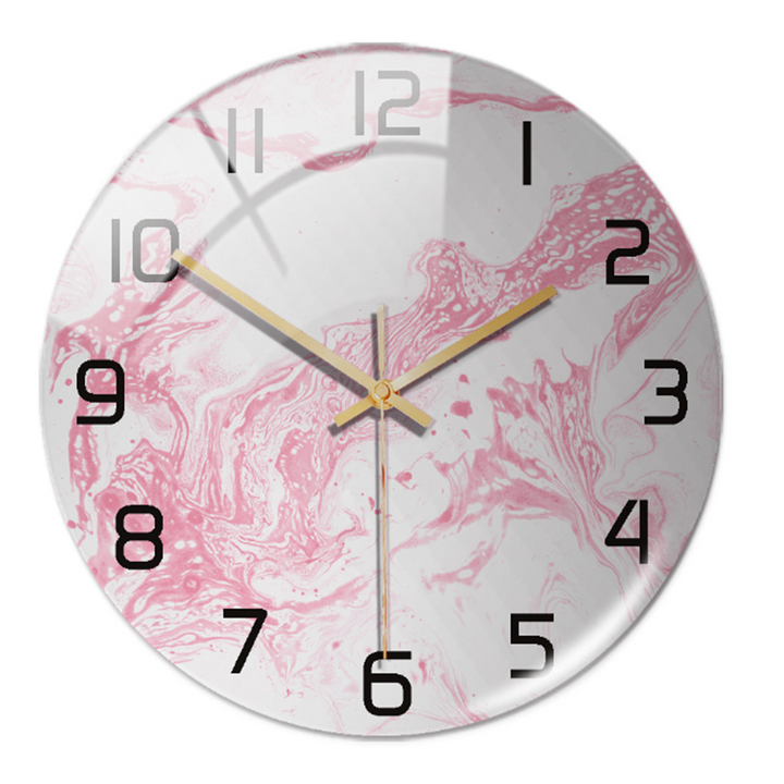 BowLift | Stylish Marble Wall Clock with Silent Mechanism