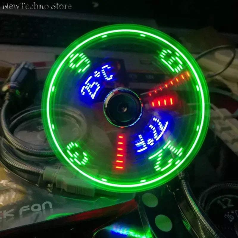 BowLift | USB LED Fan Clock