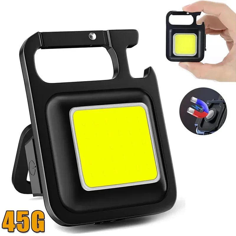 BowLift | TorchKey Mini Flashlight | 1000 Lumen | Magnetic Base & USB-C | Keychain Format