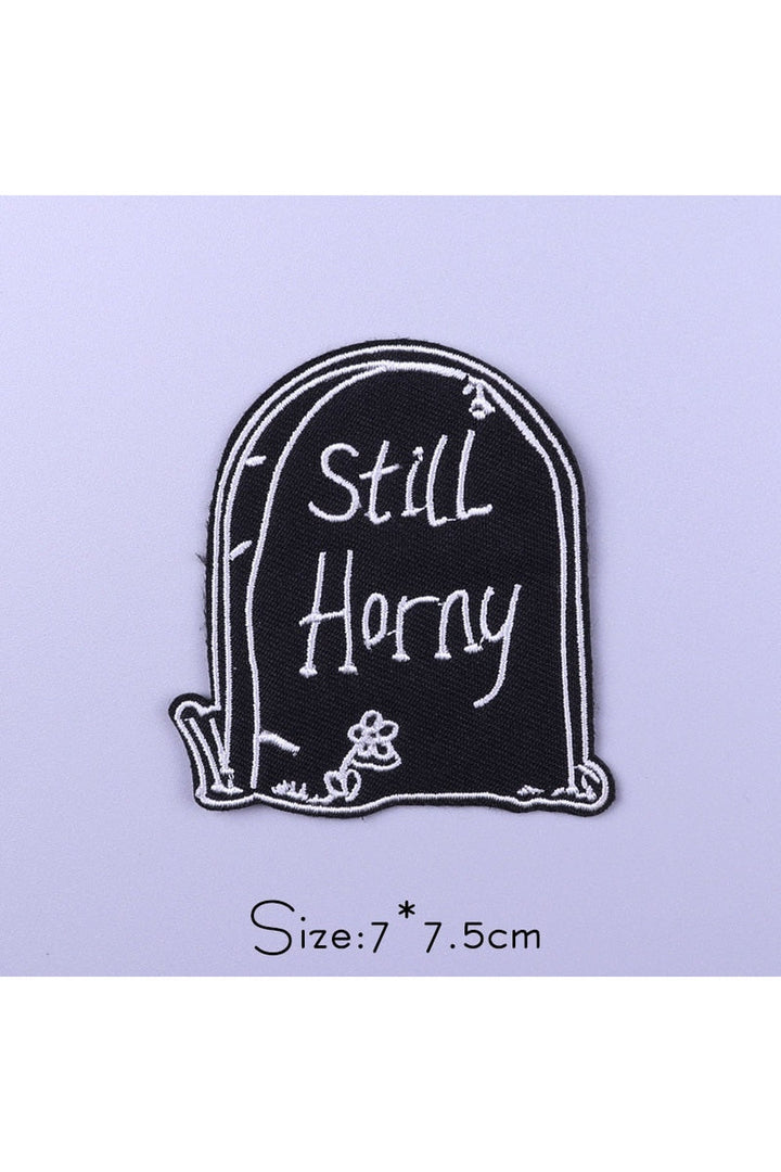 Punk Style Embroidered Patches | Bowlift