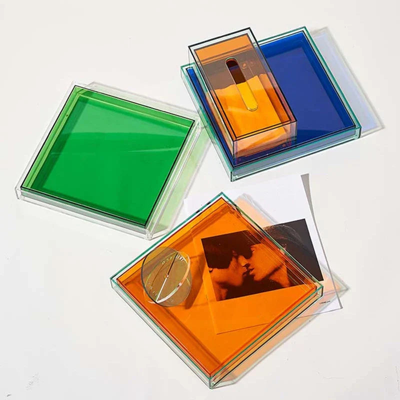 BowLift | Acrylic Serving Tray in "Color Pop"