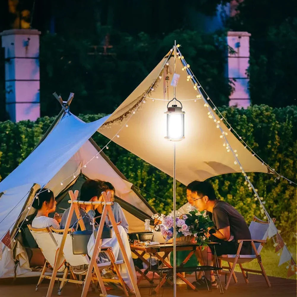 BowLift | Portable Rechargeable Dimmable Hanging Tripod Flashlight Lantern