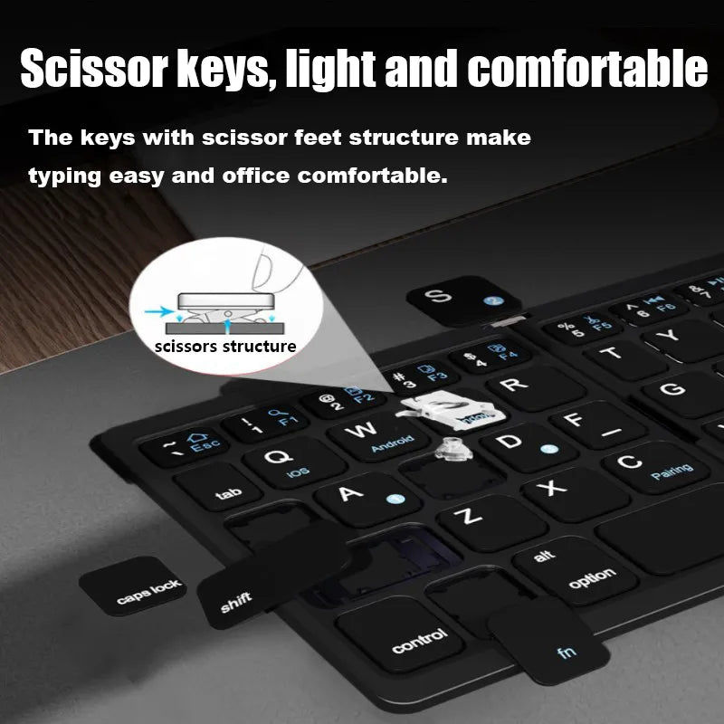 BowLift | Foldable Mini Wireless Touchpad Keyboard