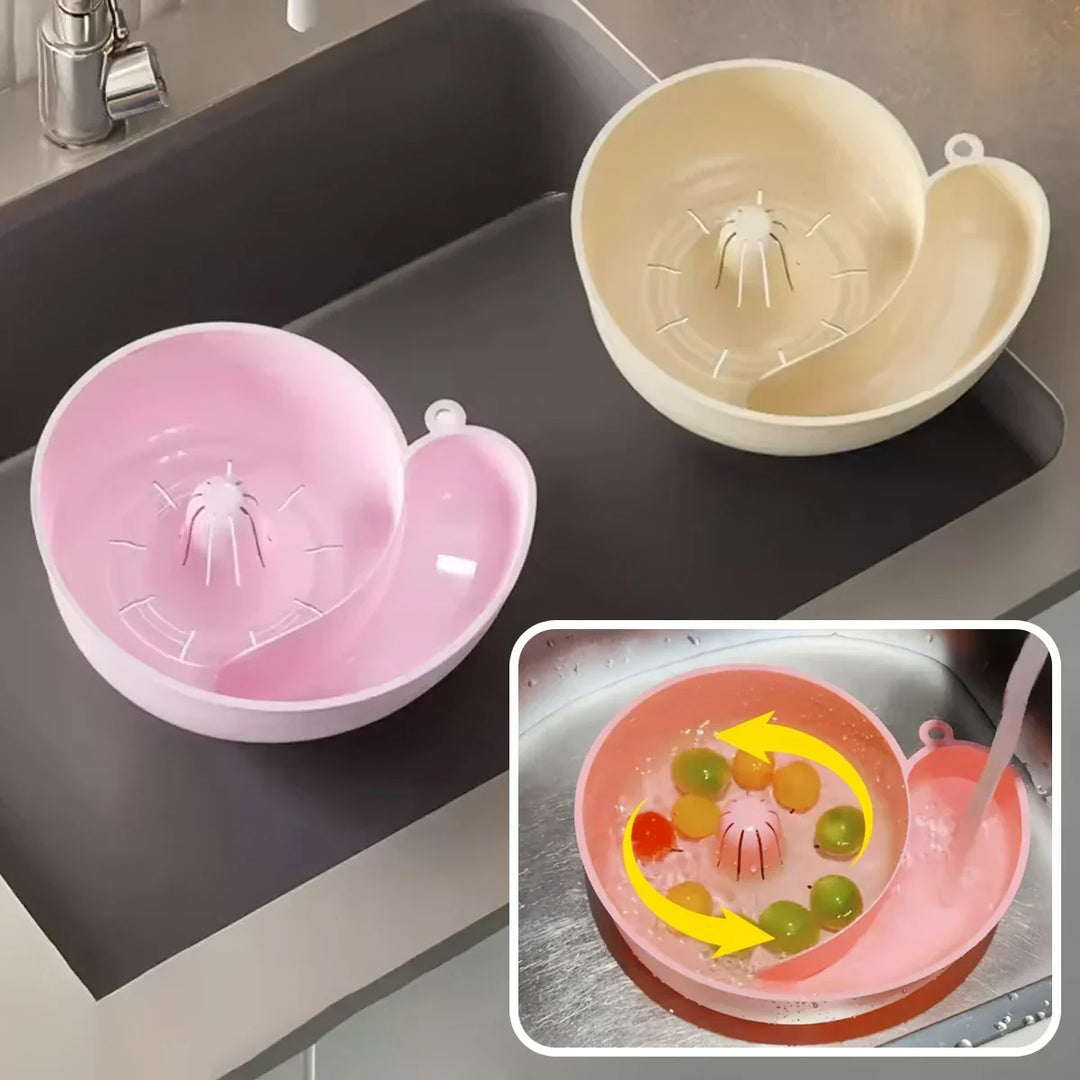 BowLift | Spiral Flow Fruit Vegetable Cleaning Drainer Bowl