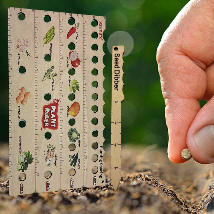 BowLift | Wood Plant Ruler – Multifunctional Seed Measuring Tool for Garden