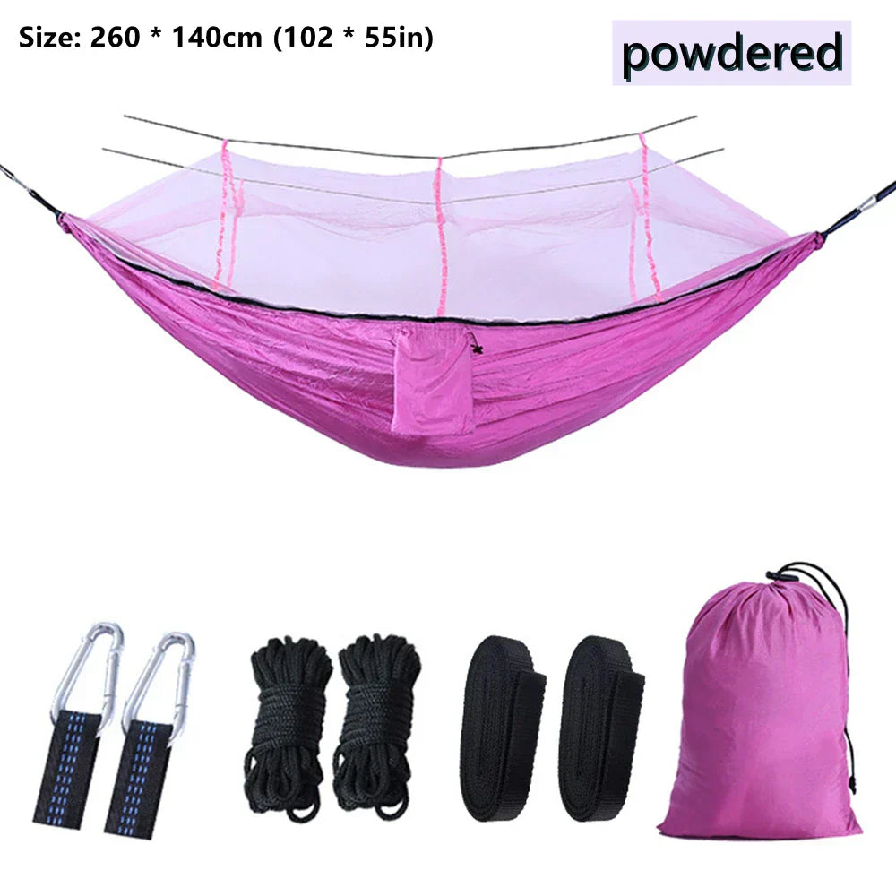 BowLift | NatureRest Hammock | Integrated Mosquito Net | Compact & Breathable