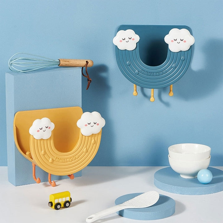 BowLift | Rainbow Wall-Mounted Hook Kitchen Pot Lid Holder