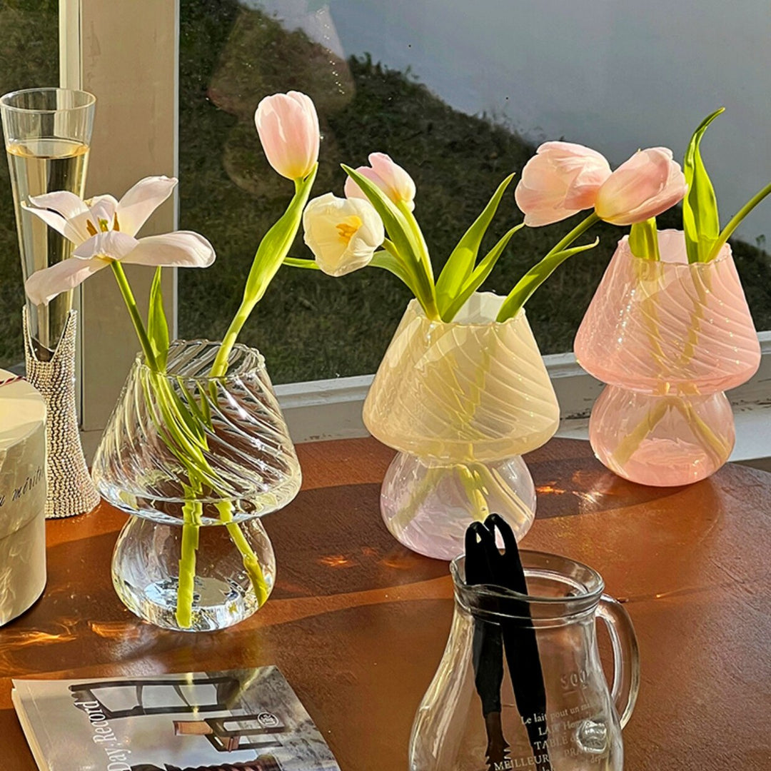 Nordic Stripy Glass Vase | Bowlift