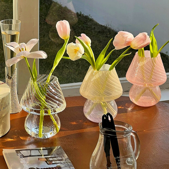 Nordic Stripy Glass Vase | Bowlift