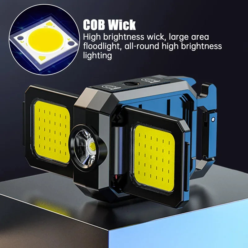 BowLift | TorchKey Mini Flashlight | 1000 Lumen | Magnetic Base & USB-C | Keychain Format