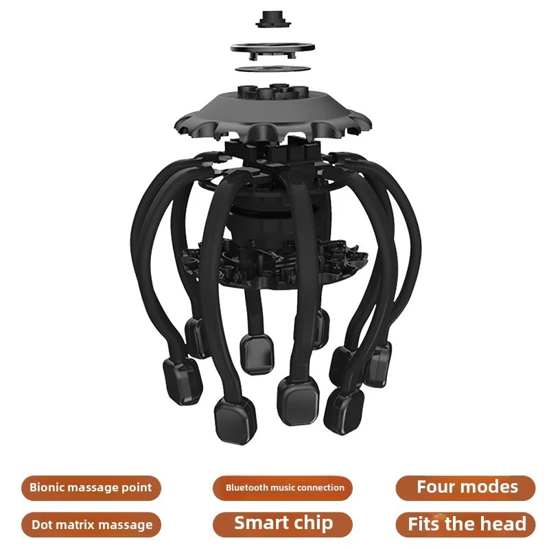 BowLift | USB Rechargeable Octopus Massager Automatic Multi-function Relaxation Instrument